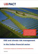 ESG and Climate Risk Management in the Indian Financial Sector